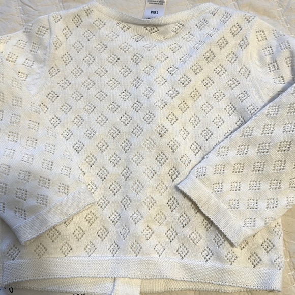 18-24m polkadot sleepers, carters too cute dress, Osh Kosh sweater,wh,pink,bl - Picture 8 of 16